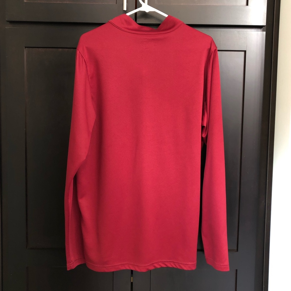 Men’s Large Under Armour Pullover - Burgundy - Picture 4 of 4